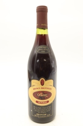 (1) 1992 Brown Brothers Family Selection Shiraz, Milawa