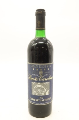(1) 1992 Santa Carolina Gran Reserva Cabernet Sauvignon, Maipo Valley