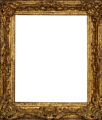 An Ornate Antique Gilded Mirror