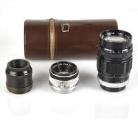 A Group of 39mm Screw Mount (LTM) lenses