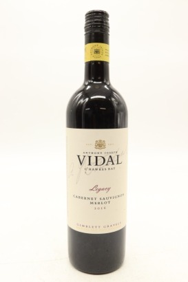 (1) 2016 Vidal Estate Legacy Cabernet Sauvignon - Merlot, Gimblett Gravels [JR16.5] &diams;
