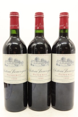 (3) 1999 Chateau Beauregard, Pomerol &diams;