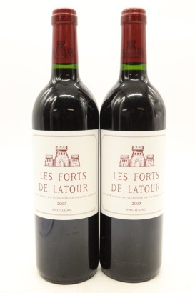 (2) 2003 Chateau Latour 'Les Forts de Latour', Pauillac [JR16.5] &diams;