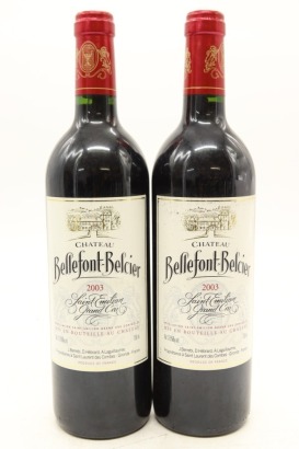 (2) 2003 Chateau Bellefont-Belcier, Saint-Emilion Grand Cru [JR16] &diams;