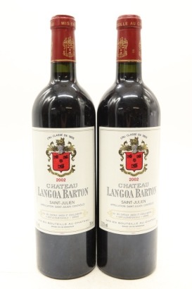 (2) 2002 Chateau Langoa-Barton, Saint-Julien [JR16] &diams;