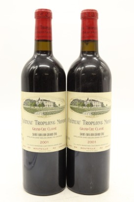 (2) 2001 Chateau Troplong Mondot, Saint-Emilion Grand Cru &diams;