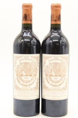 (2) 2002 Chateau Pichon-Longueville au Baron de Pichon-Longueville, Pauillac [JR16.5] &diams;