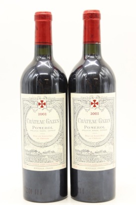 (2) 2002 Chateau Gazin, Pomerol &diams;