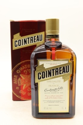 (1) Cointreau Liqueur, France, 40% ABV, 1000ml