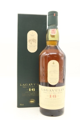 (1) Lagavulin 16 Year Old Single Malt Scotch Whisky, 43% ABV (GB)