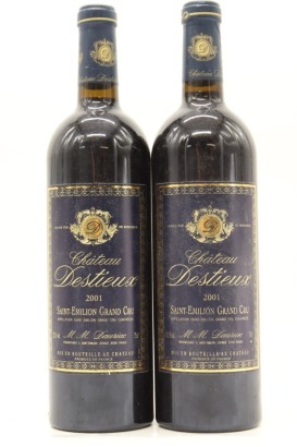 (2) 2001 Chateau Destieux, Saint-Emilion Grand Cru &diams;