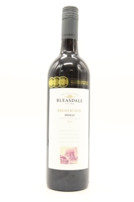 (1) 2015 Bleasdale Bremerview Shiraz, Langhorne Creek &diams;