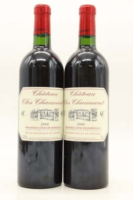 (2) 2000 Chateau Clos Chaumont, Cadillac Cotes de Bordeaux &diams;
