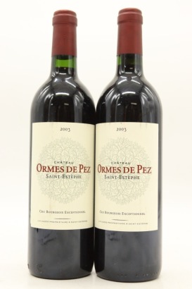 (2) 2003 Chateau Les Ormes-de-Pez, Saint-Estephe &diams;