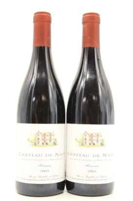 (2) 2005 Chateau de Nages Costieres de Nimes Reserve Rouge, Rhone &diams;