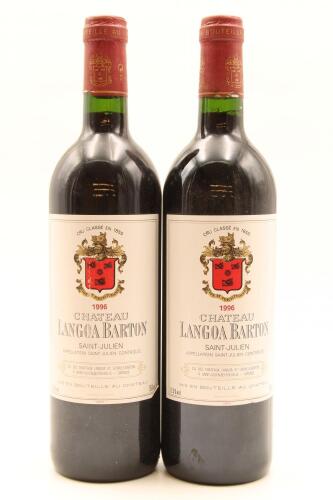 (2) 1996 Chateau Langoa-Barton, Saint-Julien