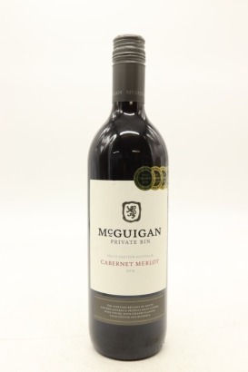 (1) 2016 McGuigan Private Bin Cabernet - Merlot, South Eastern Australia