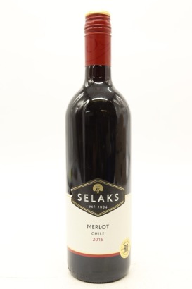 (1) 2016 Selaks Premium Selection Merlot, Chile