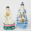 A Pair of Chinese 20th Century Seated Guanyin Figures