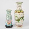 A Set of Two Chinese 20th Century Famille-Rose Vases