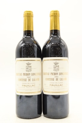 (2) 2002 Chateau Pichon Longueville Comtesse de Lalande, Pauillac [JR16.5] &diams;