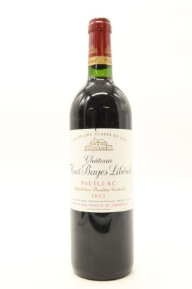 (1) 2002 Chateau Haut-Bages Liberal, Pauillac [JR16] &diams;