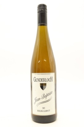(1) 2003 Gunderloch Jean Baptiste Riesling Kabinett, Rheinhessen &diams;