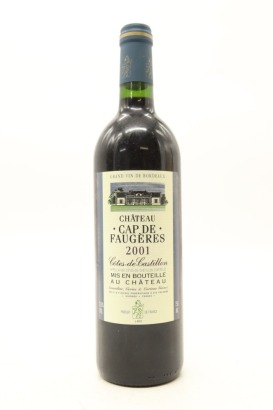 (1) 2001 Chateau Cap de Faugeres, Castillon Cotes de Bordeaux [JR16] &diams;