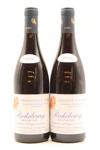 (2) 2015 Domaine A.F. Gros Richebourg Grand Cru, Cote de Nuits[JR18]