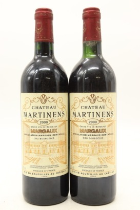 (2) 2000 Chateau Martinens, Margaux &diams;