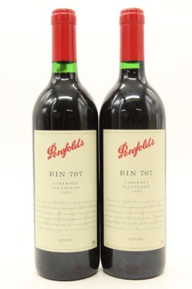 (2) 1999 Penfolds Bin 707 Cabernet Sauvignon, South Australia &diams;