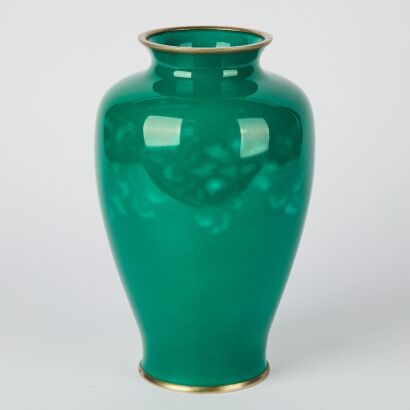 A Japanese Cloisonn&eacute; Enamel Vase