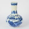 A Chinese 20th Century Blue and White &lsquo;Landscape&rsquo; Vase