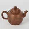 A Chinese 20th Century Purple Clay Small Teapot