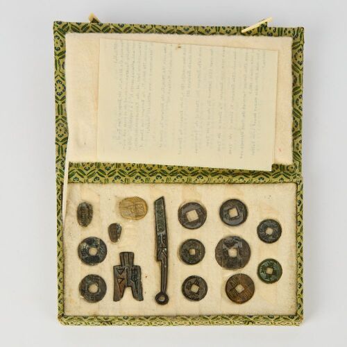 A Box of Chinese Old Style Coins