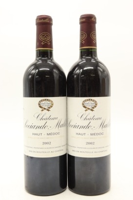 (2) 2002 Chateau Sociando-Mallet, Haut-Medoc &diams;