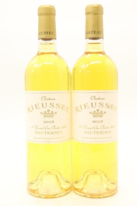 (2) 2018 Chateau Rieussec, Sauternes &diams;