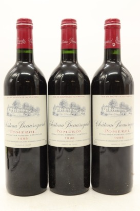 (3) 1998 Chateau Beauregard, Pomerol &diams;