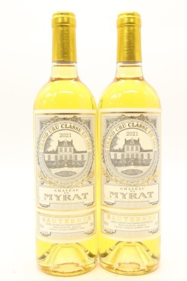 (2) 2021 Chateau de Myrat, Sauternes - Barsac &diams;