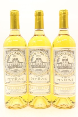 (3) 2021 Chateau de Myrat, Sauternes - Barsac &diams;
