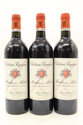 (3) 2002 Chateau Poujeaux, Moulis-en-Medoc &diams;