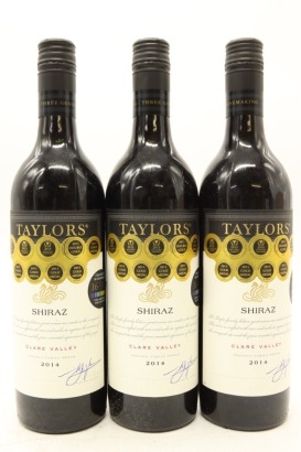 (3) 2014 Taylors Wakefield Estate Shiraz, Clare Valley &diams;