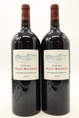 (2) 2016 Chateau Haut Brisson, Saint-Emilion Grand Cru, 1500ml [JR17] &diams;