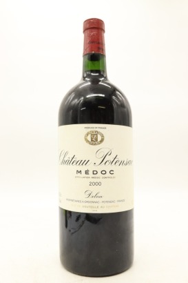 (1) 2000 Chateau Potensac, Medoc, 3000ml &diams;