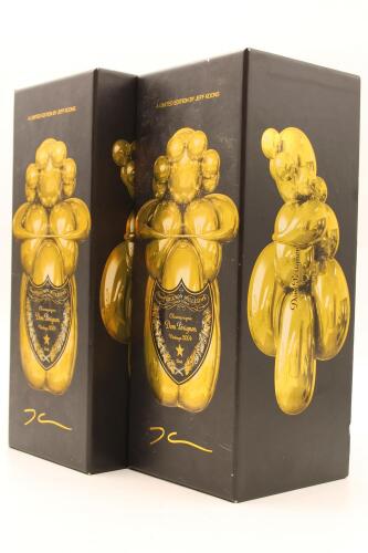 (2) 2004 Dom Perignon Brut Creator Edition by Jeff Koon, Champagne