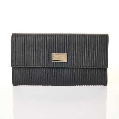Bvlgari, Black Leather Wallet