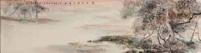 A Chinese Landscape Painting &lsquo;Birdsong over the Distant Shore&rsquo;