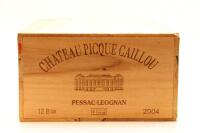 (12) 2004 Chateau Picque Caillou, Pessac-Leognan (OWC)