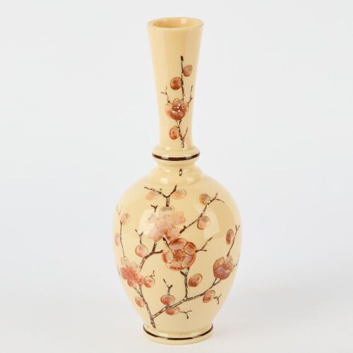 A Plum Blossom Glass Vase