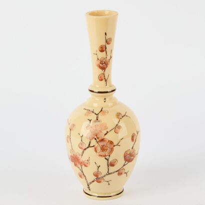 A Plum Blossom Glass Vase